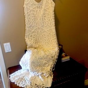 Beautiful crochet long dress